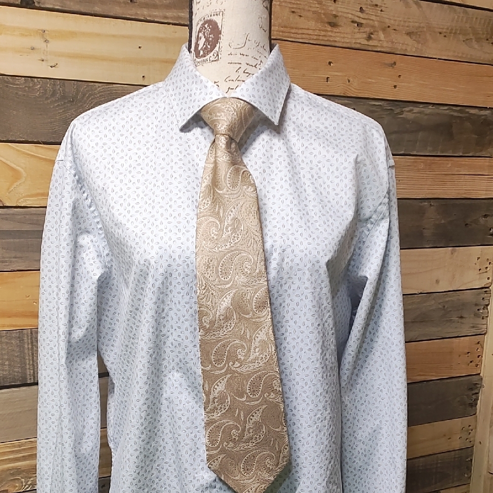 Men's Gold Paisley Tie By Jones New York